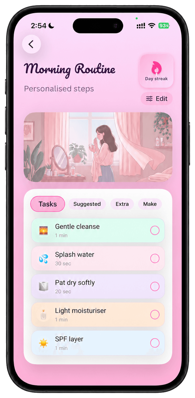 Lora daily routine screenshot